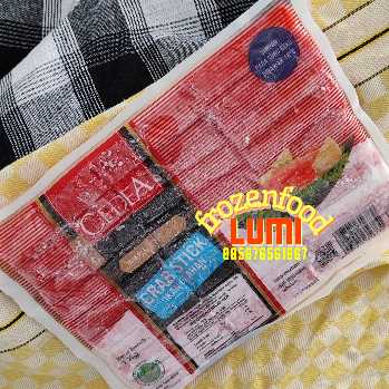 Cedea Crab Stick 1kgJogja Frozen Food Condongcatur Cedea Crab Stick adalah produk ikan olahan berbentuk stik atau batangan yang dibuat menyerupai rasa dan tampilan daging kepiting mengikuti resep asli dari Jepang.