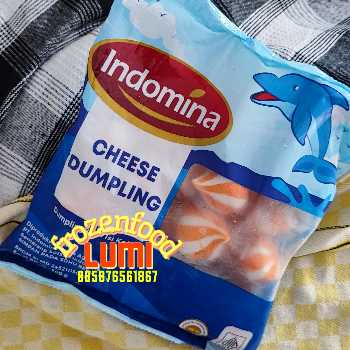 Indomina Cheese Dumpling 500grJogja Frozen Food Condongcatur Ikan olahan dengan keju di dalamnya. Kejunya yang creamy dan meleleh dimulut menjadikan produk ini sebagai makanan favorit pilihan keluarga.