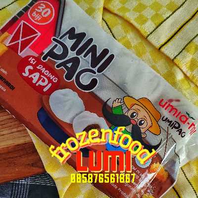 Umiami Minipao Sapi 30sJogja Frozen Food Condongcatur Umiami mini pao diproduksi oleh PT. Elson Bernardi, terbuat dari tepung terigu berkualitas dengan isian daging sapi. Salah satu jenis steam bun ukuran kecil dengan rasa sangat lezat dan harga yang ekonomis. Bisa disajikan dengan cara digoreng atau dikukus (di steam)