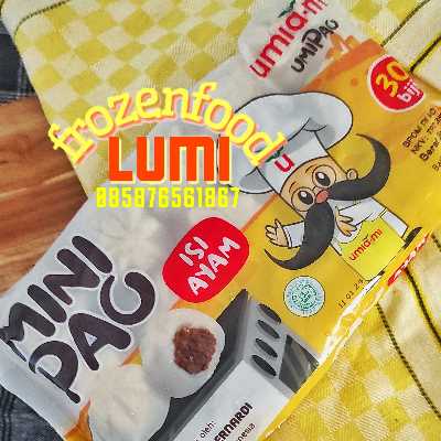 Umiami Minipao Ayam 30sJogja Frozen Food Condongcatur Umiami mini pao diproduksi oleh PT. Elson Bernardi, terbuat dari tepung terigu berkualitas dengan isian daging ayam. Salah satu jenis steam bun ukuran kecil dengan rasa sangat lezat dan harga yang ekonomis. Bisa disajikan dengan cara digoreng atau dikukus (di steam)